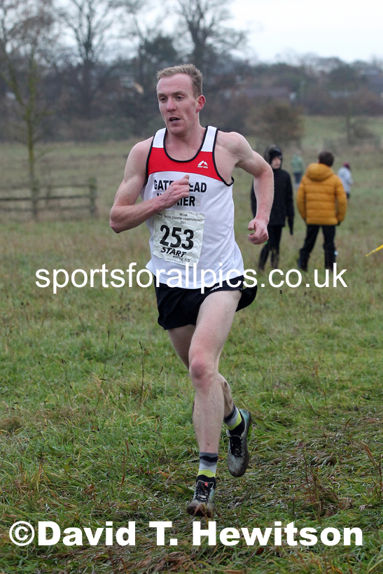 Senior men, 2021 North Eastern Cross Country Championships, Sedgefield. Photo: David T. Hewitson/Sports for All Pics